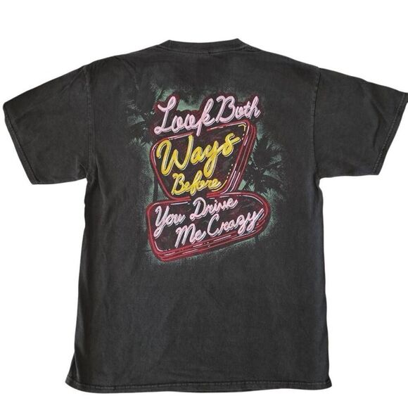 BROKEN PROMISES x Hot Wheels Graphic T-Shirt Black Washed Large - Picture 3 of 7